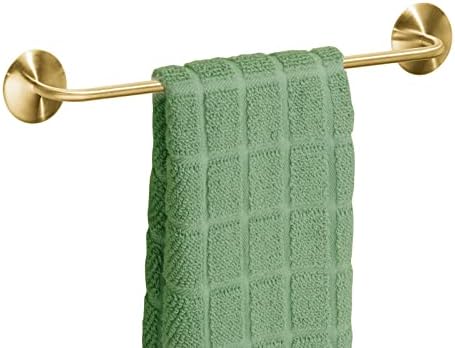 Mdesign Metal Auto Adesivo Towel Racker - Fácil Mount Tootom Bar - Coloque na haste de toalha para