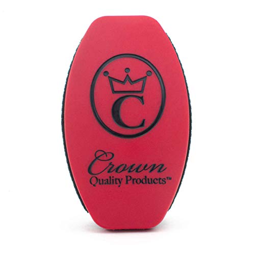 Crown Quality Products 360 Sport Wave Caesar 2.0 Bristle Hairbrush, macio, veludo vermelho -