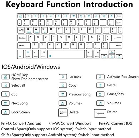 Caixa de tablet JDDRUS, caixa do teclado para iPad 10.2 2019 2020 Case com porta-lápis para iPad 7th Generation