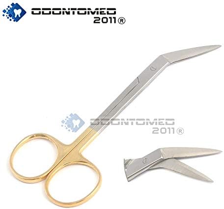 ODONTOMED2011 Conjunto de 5 peças TC Kelly Scissors AnuGlar 4,5 Instrumentos dentários T/C ODM