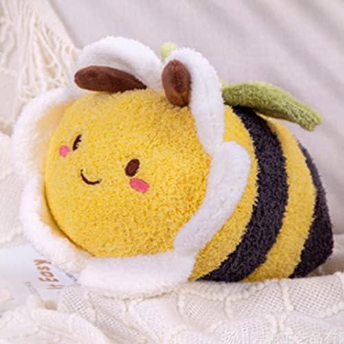 OUKEYI 12 polegadas de abelhão brinquedo, travesseiro fofinho de abelha ， abrigos de abelhas macias para