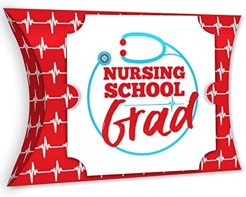 Big Dot Of Happiness Nurse Graduation - Favor Gift Caixas - Partema de Graduação de Enfermagem Médica Caixas de
