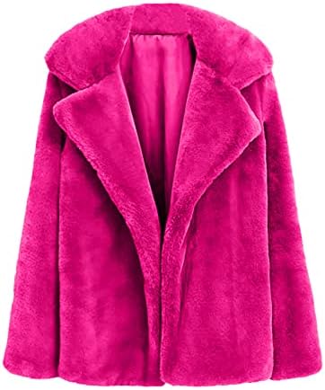 Casaco de inverno feminino espesso de pelúcia de pelúcia inverno inverno casaco sólido casaco de casaco de