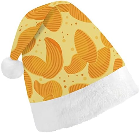 Batata lascas de batata chapéus de natal tesouras chapéus de natal para férias
