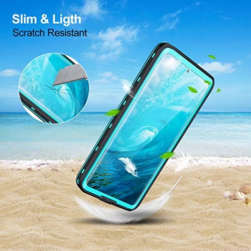 Samsung Galaxy S21 Caixa Ultra Phone à prova d'água com protetor de tela, Proteção de corpo inteiro Proteção