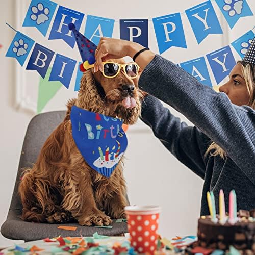 Bahaby Dog Birthday Party Supplies, Feliz Aniversário Banner de Aniversário É meu aniversário de cachorro