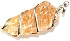 HiJet 3 pingente espiral de pedra preciosa de matéria-prima Aproximadamente 1-1,5 polegada de comprimento