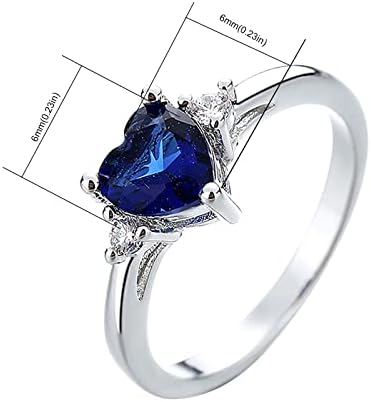 2023 Novo engajamento redondo de zircões de zircões femininos anéis de casamento anéis de jóias
