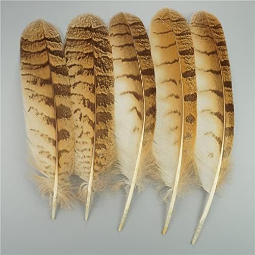 Zamihalaa 10pcs/lote de penas de águia natural para artesanato Acessórios de cocar de touca de férias decoração