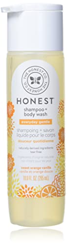 Honesto a empresa perfeitamente gentil shampoo de baunilha laranja e lavagem corporal com botânicos