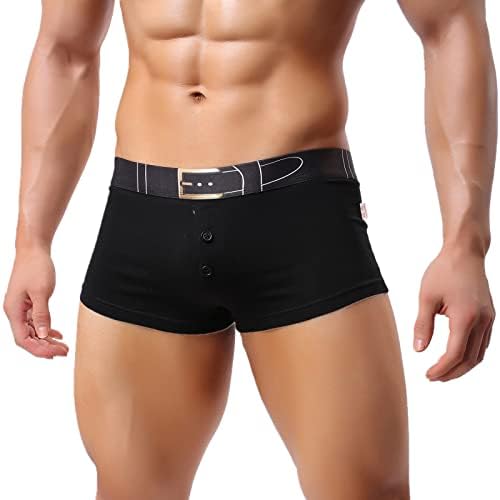 BMISEGM Boxer Shorts masculinos Casual Casual Roupa Pant algodão Betre