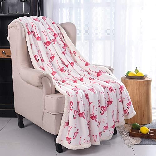 RHF Flamingo Presentes para mulheres cobertas confusas, cobertor de pelúcia, cobertor macio, cama de