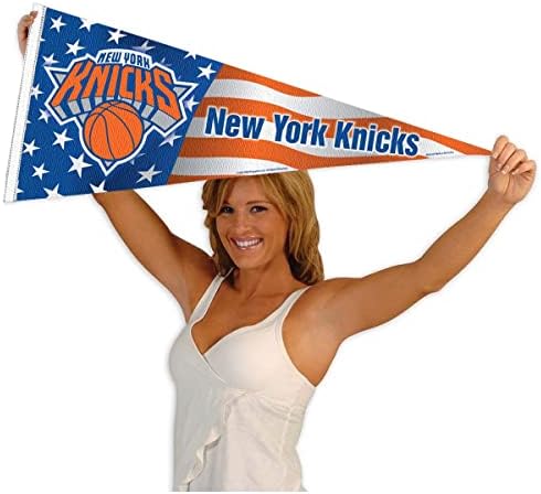 New York Knicks Nation American Stripes Pennant Flag