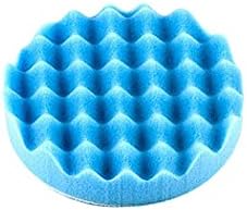 Almofada de espuma de waffle ideal, azul, 3,25