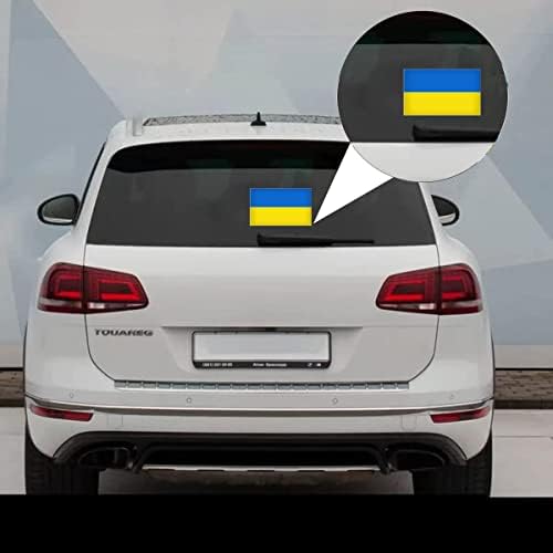 10pcs bandeira ucrania adesivo
