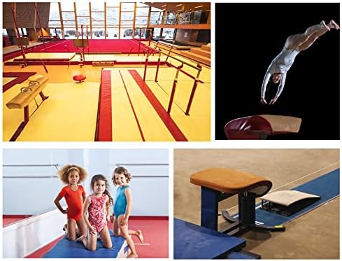 BBHW 9 Springs Gymnastics Springboard Elasticidade extra alta, adultos ginasta cofre mini trampolim,