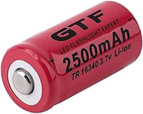 Mvlink AA Batteriesbattery de lítio 16340 3,7V 2500mAh Recarregável Produados de derivação de