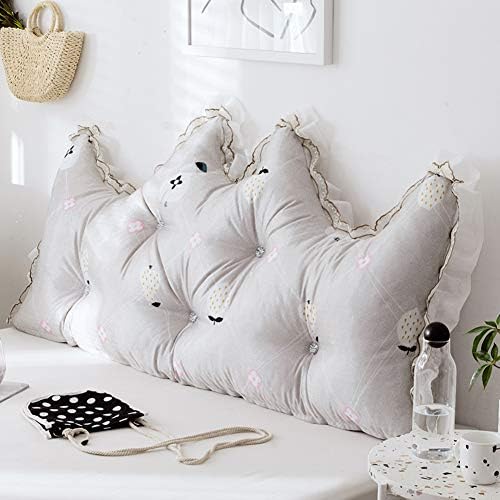 CCLZ Lace Princess Bed Cedge Pillow, Grande Sedrest de Sedrest de Gelo Reading Cuedado Almofado de Cabardeira
