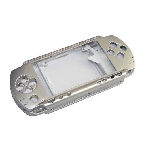 Pérola de prata de prata e traseira placa face para PSP1000