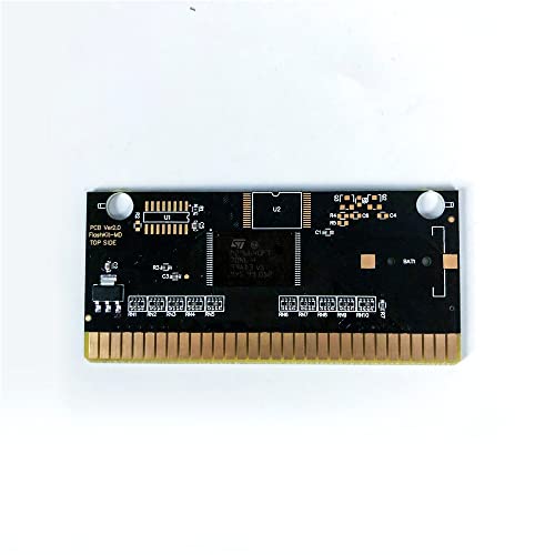Aditi Demolition Man - USA Label Flashkit MD Electroless Gold PCB Card para Sega Genesis Megadrive Console