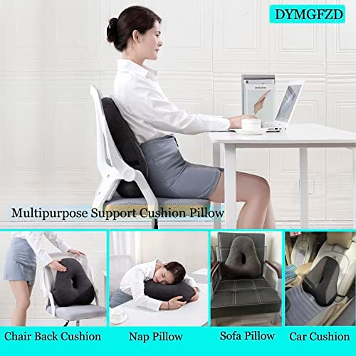 Almofado de suporte lombar de Dymgfzd para a cadeira de escritório Suporte de suporte para assento