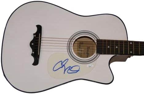 Adam Sandler assinou autógrafo em tamanho grande violão e com James Spence Authentication JSA Coa