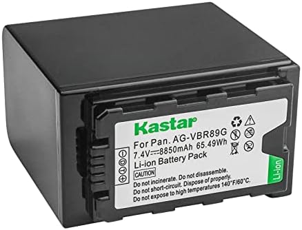KASTAR 3-PACK AG-VBR89G BATERIA 7.4V 8850MAH SUBSTITUIÇÃO PARA PANASONIC HC-X2 4K CAMcorder, Panasonic