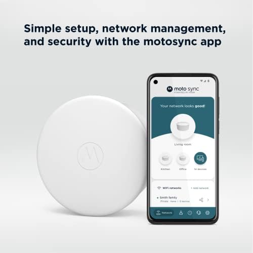 Motorola Q11 WiFi 6 roteador - 1 pacote | Wi -Fi rápido confiável, configuração fácil rápida, segurança