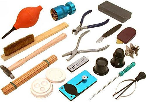 57 Caixa de relógio e joalheria Pro Reparo Tool Kit Caixa de madeira