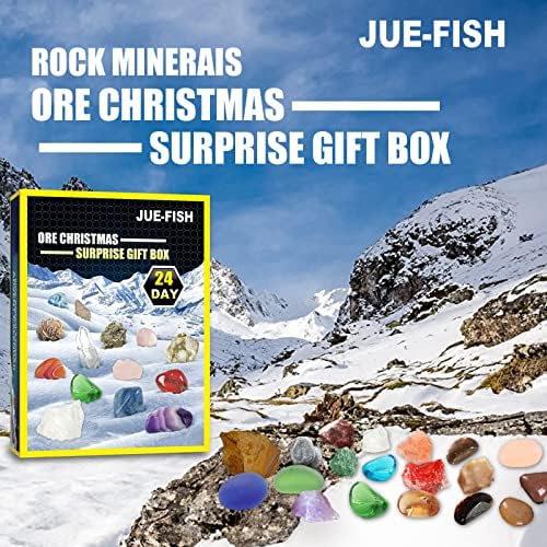 Calendário do Advento de Natal 2022, 24 pedras preciosas para abrir todos
