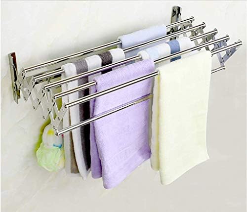 -S prateleiras, prateleiras de toalhas, toalhas de toalhas de aço inoxidável gancho de aço de banheiro retrátil