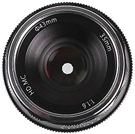 FOTGA 35mm F1.6 Manual APS-C Lente fixa para câmera de espelho eos eos eos eos M2 M3 M5 M6 II M10 M100