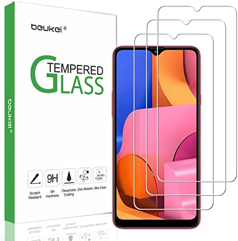 Beukei para vidro temperado do protetor de tela Samsung, cobertura de tela inteira, anti -scratch, bolhas