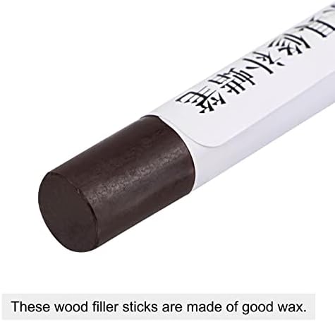 Uxcell Wood Wex Filler Stick, Móveis Crayons Reparo de madeira Reparo de cera Bole Touch Up Canelas de tinta