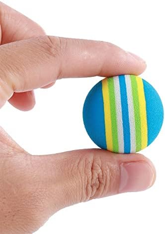 Chdhaltd Rainbow Cat Toy Balls, brinquedos de espuma macia