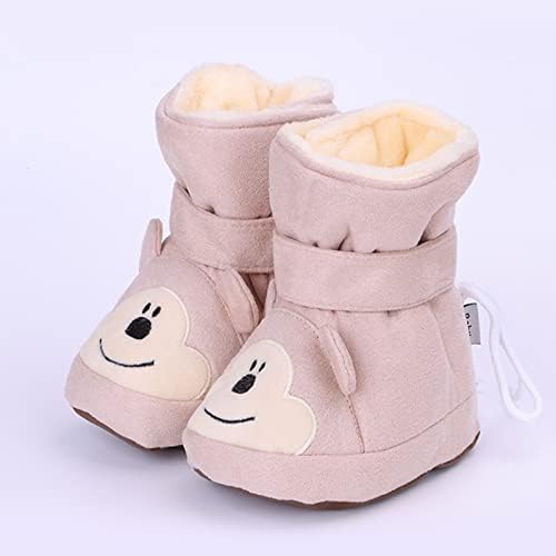 Sapatos de bebê botas de criança sapatos de criança macia para criança e veludo de espessura não deslizamento