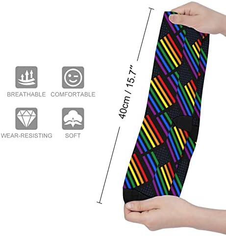 Americalgbt orgulho gay Bandeira arco-íris Meias coloridas esportes meias altas meias de tubo para adolescentes