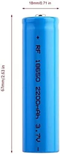 Morbex 3.7V Baterias recarregáveis ​​de íons de lítio de 2200mAh Botão de alta capacidade Top