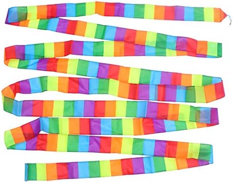 Abaodam 10m Kite Ribbon girando cauda Flâmina colorida flutuando para pipa DIY pendurada