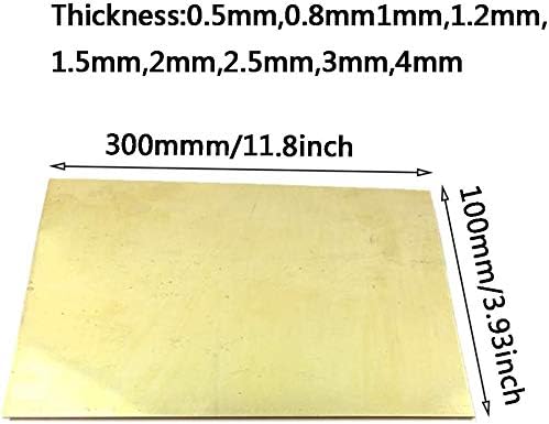 Placa de latão de latão Umky placa de cobre metal de resfriamento cru de resfriamento cru de materiais industriais
