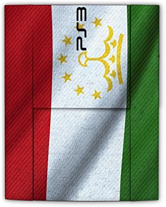 Sony PlayStation 3 Superslim Design Skin Bandeira do Tajiquistão adesivo de decalque para PlayStation