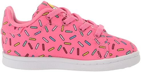 Adidas Originals Kids Stan Smith Sneaker, Semi Solar Pink/Branco/Semi Solar Pink, 9 EUA UNISSISEX