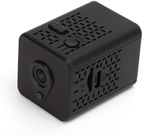 Câmera de Segurança de Mini Mini Lantro JS, câmera de visão noturna sem fio com detecção de movimento e vídeo