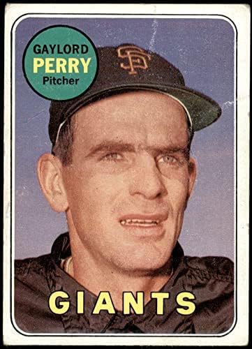 1969 Topps 485 YN Gaylord Perry São Francisco Giants Fair Giants