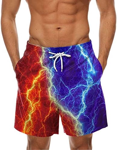 Moda masculina estampada de praia havaiana esportes shorts casuais calças