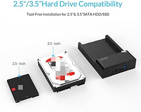 Shypt 2.5 3,5 polegadas Caddy SATA para USB tipo B Esata EXTERNAL SSD Gabinete até 16 TB HDD Docking Station