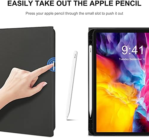 Sunset Dragonfly Tablet Case Slim Flip Stand Tampa de proteção com porta -lápis compatível para iPad 2020 Air 4
