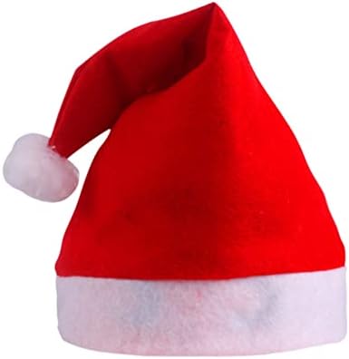 Guolarizi Christmas Papai Noel Hat clássico clássico de chapéu de férias de Natal vermelho Cadeiras e mesas de