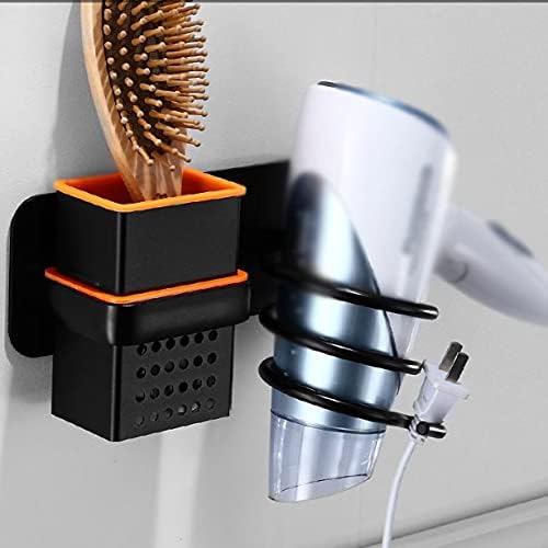 Uxzdx Aluminum Hair Sceter Storer Auto-adesivo Banheiro prateleira, prateleira de armazenamento de