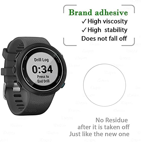 Protetor de tela para huawei gt 3 pro gt3 pro 46mm smartwatch [4 pacote], idapro temperado anti-arranhão